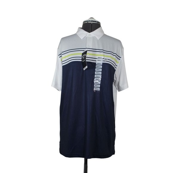 Callaway men's Opti-Dri short sleeve collared‎ performance golf polo shirt - Picture 1 of 12